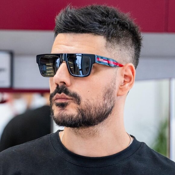 Gucci Men Sunglasses Black Grey Square GG1868S 001 NEW AUTHENTIC - Picture 10 of 10